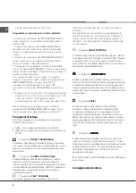 Предварительный просмотр 9 страницы Hotpoint Ariston CX65SP4 (X) R Operating Instructions Manual