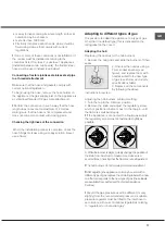 Предварительный просмотр 18 страницы Hotpoint Ariston CX65SP4 (X) R Operating Instructions Manual