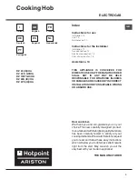 Предварительный просмотр 3 страницы Hotpoint Ariston DZ 10ST GH Instructions For Use Manual