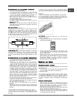 Предварительный просмотр 11 страницы Hotpoint Ariston E2BYH 19 F O3 Operating Instructions Manual