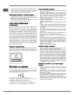 Предварительный просмотр 12 страницы Hotpoint Ariston E2BYH 19 F O3 Operating Instructions Manual