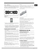 Preview for 21 page of Hotpoint Ariston E3D AA S C Operating Instructions Manual