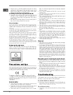 Preview for 22 page of Hotpoint Ariston E3D AA S C Operating Instructions Manual