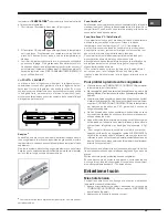 Preview for 25 page of Hotpoint Ariston E3D AA S C Operating Instructions Manual