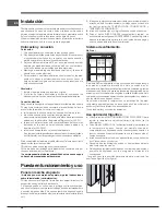 Preview for 36 page of Hotpoint Ariston E3D AA S C Operating Instructions Manual