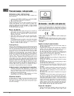 Preview for 46 page of Hotpoint Ariston E3D AA S C Operating Instructions Manual