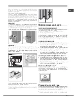 Предварительный просмотр 23 страницы Hotpoint Ariston E4DG AAA X O3 Operating Instructions Manual