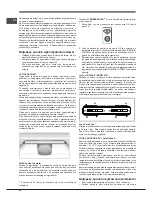 Предварительный просмотр 52 страницы Hotpoint Ariston E4DG AAA X O3 Operating Instructions Manual