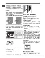 Предварительный просмотр 58 страницы Hotpoint Ariston E4DG AAA X O3 Operating Instructions Manual