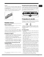 Предварительный просмотр 27 страницы Hotpoint Ariston EBD series Operating Instructions Manual