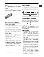 Предварительный просмотр 39 страницы Hotpoint Ariston EBD series Operating Instructions Manual