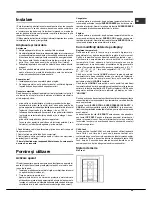 Предварительный просмотр 49 страницы Hotpoint Ariston EBD series Operating Instructions Manual