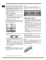 Предварительный просмотр 50 страницы Hotpoint Ariston EBD series Operating Instructions Manual