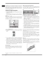 Предварительный просмотр 18 страницы Hotpoint Ariston EBGH series Operating Instructions Manual