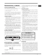 Предварительный просмотр 39 страницы Hotpoint Ariston EBGH series Operating Instructions Manual