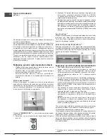 Предварительный просмотр 46 страницы Hotpoint Ariston EBGH series Operating Instructions Manual