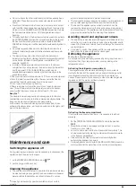 Предварительный просмотр 25 страницы Hotpoint Ariston EBL 18 V Series Operating Instructions Manual