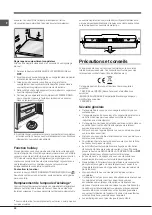 Предварительный просмотр 30 страницы Hotpoint Ariston EBL 18 V Series Operating Instructions Manual