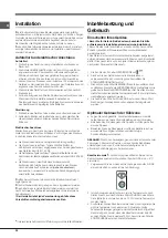 Предварительный просмотр 32 страницы Hotpoint Ariston EBL 18 V Series Operating Instructions Manual