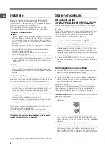 Предварительный просмотр 36 страницы Hotpoint Ariston EBL 18 V Series Operating Instructions Manual