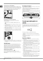 Предварительный просмотр 38 страницы Hotpoint Ariston EBL 18 V Series Operating Instructions Manual