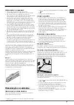 Предварительный просмотр 45 страницы Hotpoint Ariston EBL 18 V Series Operating Instructions Manual