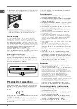 Предварительный просмотр 46 страницы Hotpoint Ariston EBL 18 V Series Operating Instructions Manual