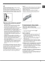 Предварительный просмотр 49 страницы Hotpoint Ariston EBL 18 V Series Operating Instructions Manual