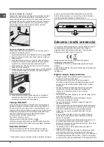 Предварительный просмотр 50 страницы Hotpoint Ariston EBL 18 V Series Operating Instructions Manual