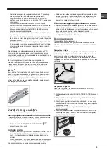 Предварительный просмотр 53 страницы Hotpoint Ariston EBL 18 V Series Operating Instructions Manual