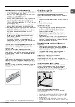 Предварительный просмотр 57 страницы Hotpoint Ariston EBL 18 V Series Operating Instructions Manual