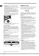 Предварительный просмотр 58 страницы Hotpoint Ariston EBL 18 V Series Operating Instructions Manual