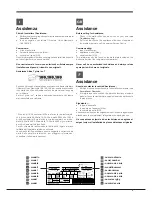 Предварительный просмотр 3 страницы Hotpoint Ariston EBL 18xxx O3 F Operating Instructions Manual