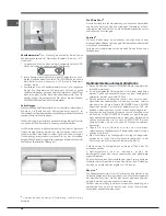 Предварительный просмотр 30 страницы Hotpoint Ariston EBL 18xxx O3 F Operating Instructions Manual