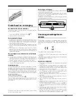 Предварительный просмотр 35 страницы Hotpoint Ariston EBL 18xxx O3 F Operating Instructions Manual