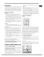 Предварительный просмотр 37 страницы Hotpoint Ariston EBL 18xxx O3 F Operating Instructions Manual