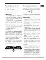 Предварительный просмотр 43 страницы Hotpoint Ariston EBL 18xxx O3 F Operating Instructions Manual