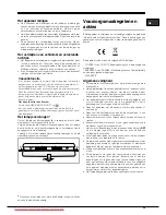 Предварительный просмотр 35 страницы Hotpoint Ariston EBLHxxxxxF Series Operating Instructions Manual