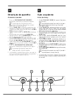 Предварительный просмотр 9 страницы Hotpoint Ariston EBLHxxxxxF Operating Instructions Manual