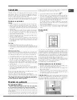 Предварительный просмотр 33 страницы Hotpoint Ariston EBLHxxxxxF Operating Instructions Manual