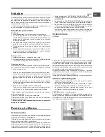 Предварительный просмотр 49 страницы Hotpoint Ariston EBLHxxxxxF Operating Instructions Manual