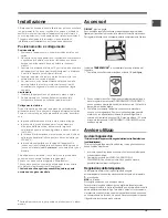 Preview for 15 page of Hotpoint Ariston EBM 17 series Operating Instructions Manual