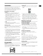 Preview for 19 page of Hotpoint Ariston EBM 17 series Operating Instructions Manual