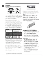 Preview for 28 page of Hotpoint Ariston EBM 17 series Operating Instructions Manual