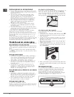 Preview for 34 page of Hotpoint Ariston EBM 17 series Operating Instructions Manual