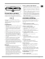 Preview for 39 page of Hotpoint Ariston EBM 17 series Operating Instructions Manual