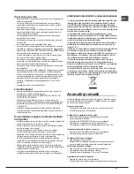 Preview for 51 page of Hotpoint Ariston EBM 17 series Operating Instructions Manual