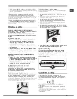 Preview for 55 page of Hotpoint Ariston EBM 17 series Operating Instructions Manual