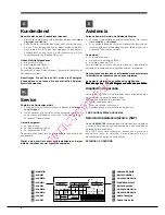 Предварительный просмотр 4 страницы Hotpoint Ariston EBM18210F Operating Instructions Manual