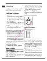 Предварительный просмотр 12 страницы Hotpoint Ariston EBM18210F Operating Instructions Manual